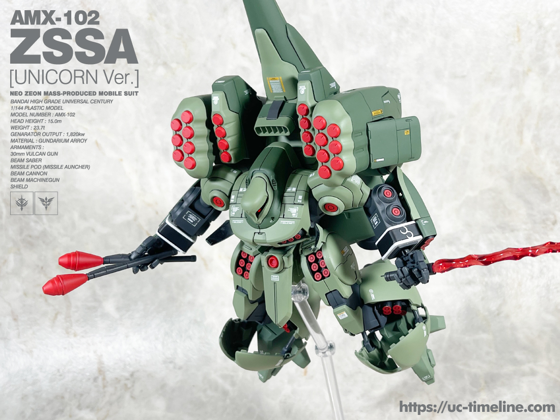 HGUC No.180 1/144 ズサ 完成報告。 – UC-TIMELINE. ガンプラ好き