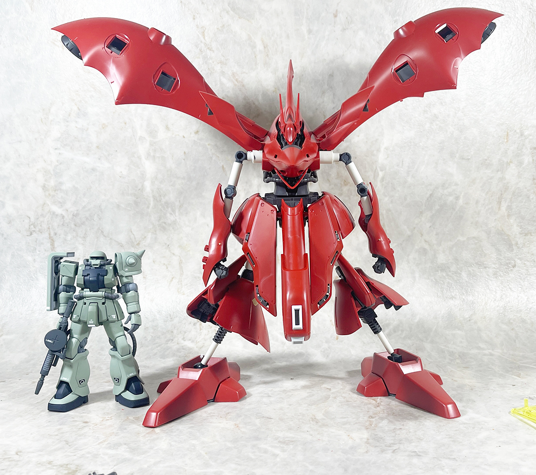 HGUC MSN-04IIナイチンゲールをつくる。その2：体型変更ほか。 – UC