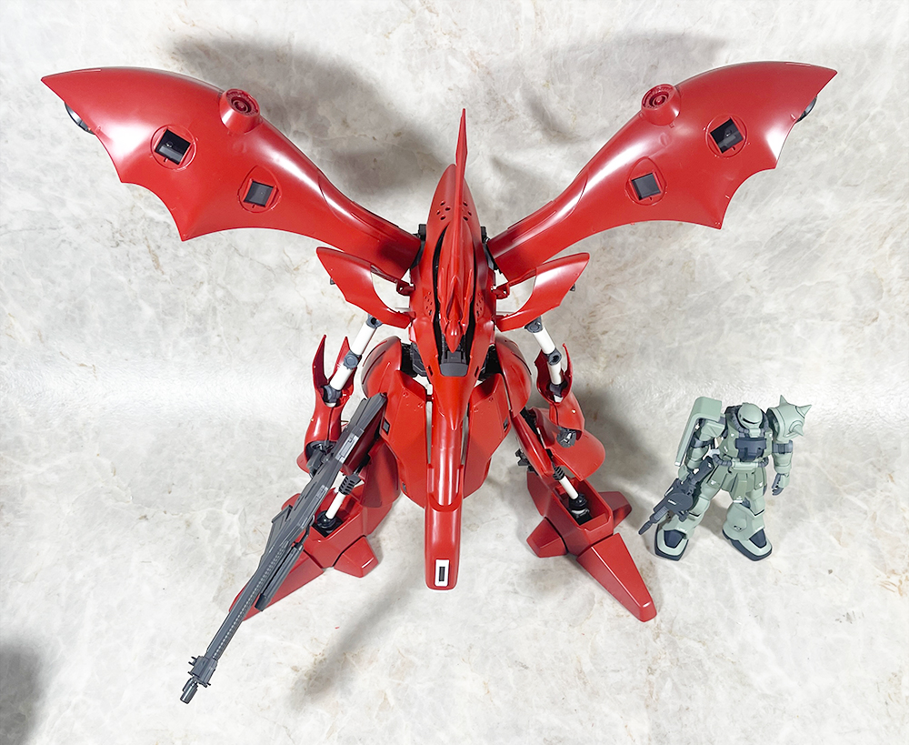HGUC MSN-04IIナイチンゲールをつくる。その2：体型変更ほか。 – UC