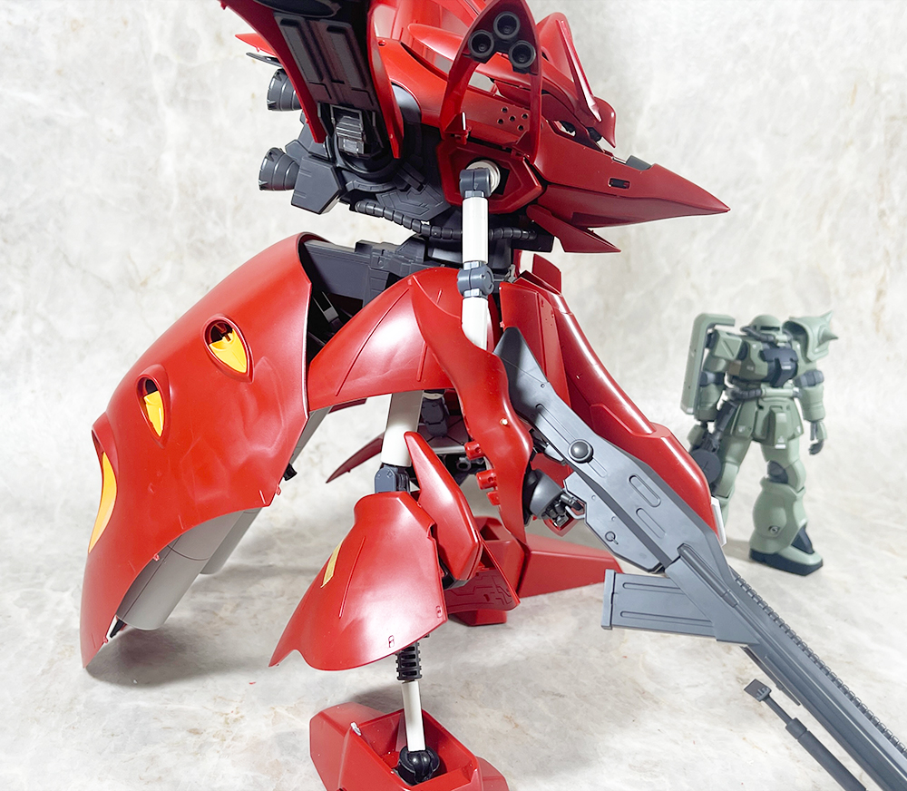 HGUC MSN-04IIナイチンゲールをつくる。その2：体型変更ほか。 – UC